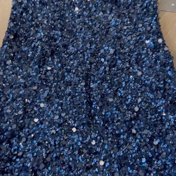 Blue sequin party dress - Picture 9 of 9